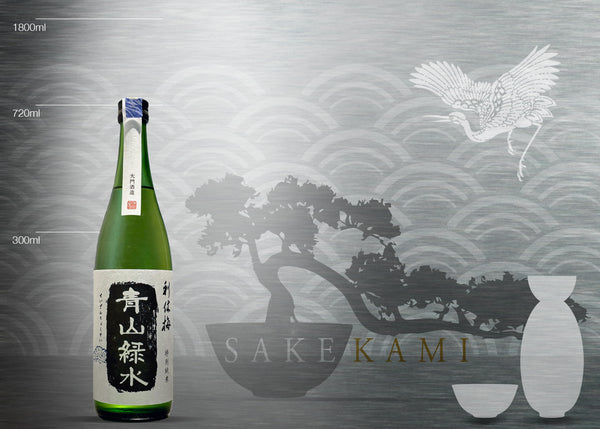 RIKYUBAI SEIZAN RYOKUSHUI TOKUBETSU JUNMAI 720ML – SAKEKAMI