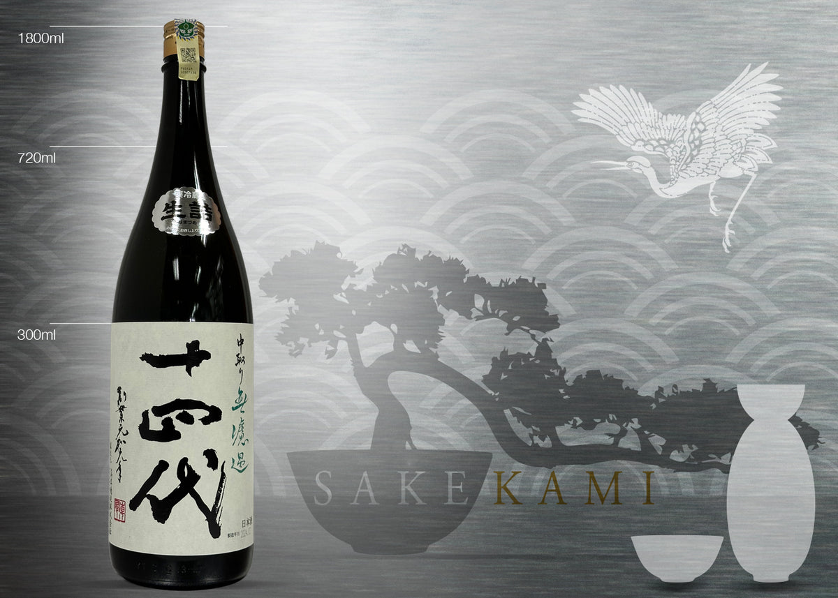 JUYONDAI MUROKA NAKADORI JUNMAI 1800ML – SAKEKAMI