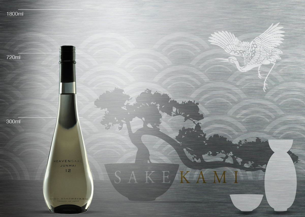 HEAVENSAKE J12 JUNMAI 720ML – SAKEKAMI